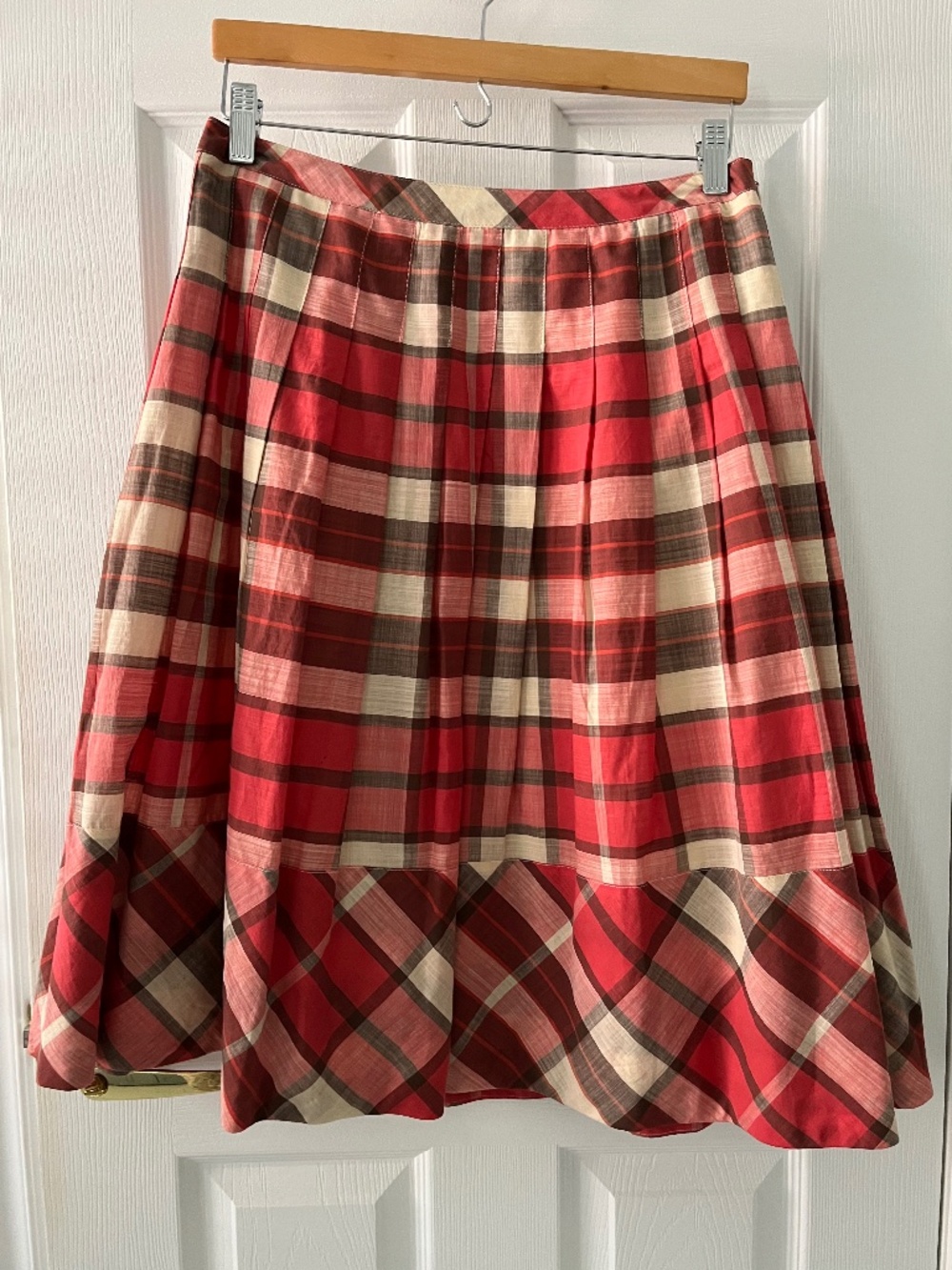 Talbots Cotton Pleat Skirt - Size S/M